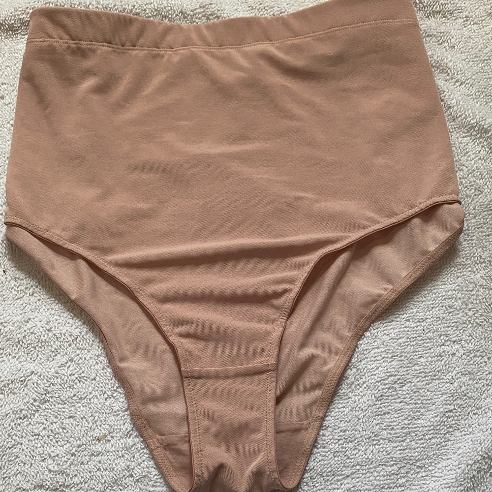 YITTY High Waist Bikini Bottoms in Nude Tan